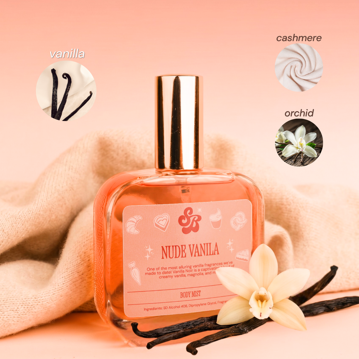 Nude Vanilla Perfume Pastry