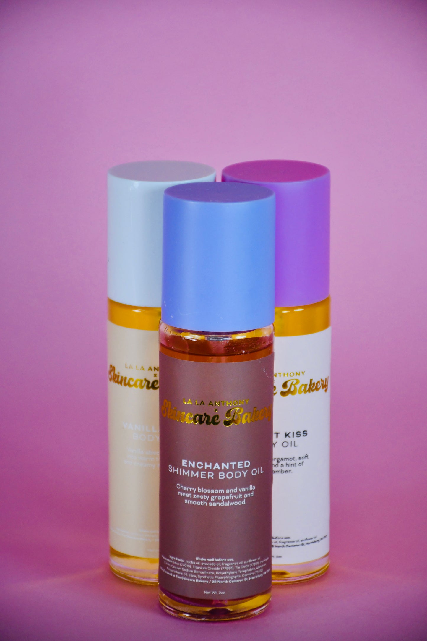 The Skincare Bakery X La La Anthony TSA APPROVED 2oz Body Oils BUNDLE