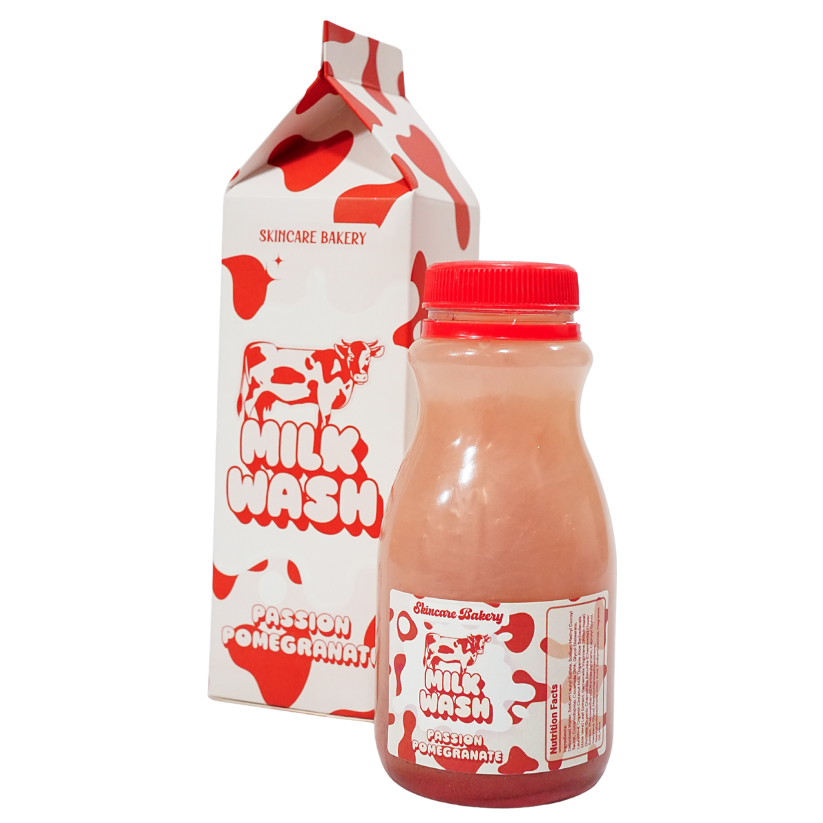 Milk Wash- Pomegranate