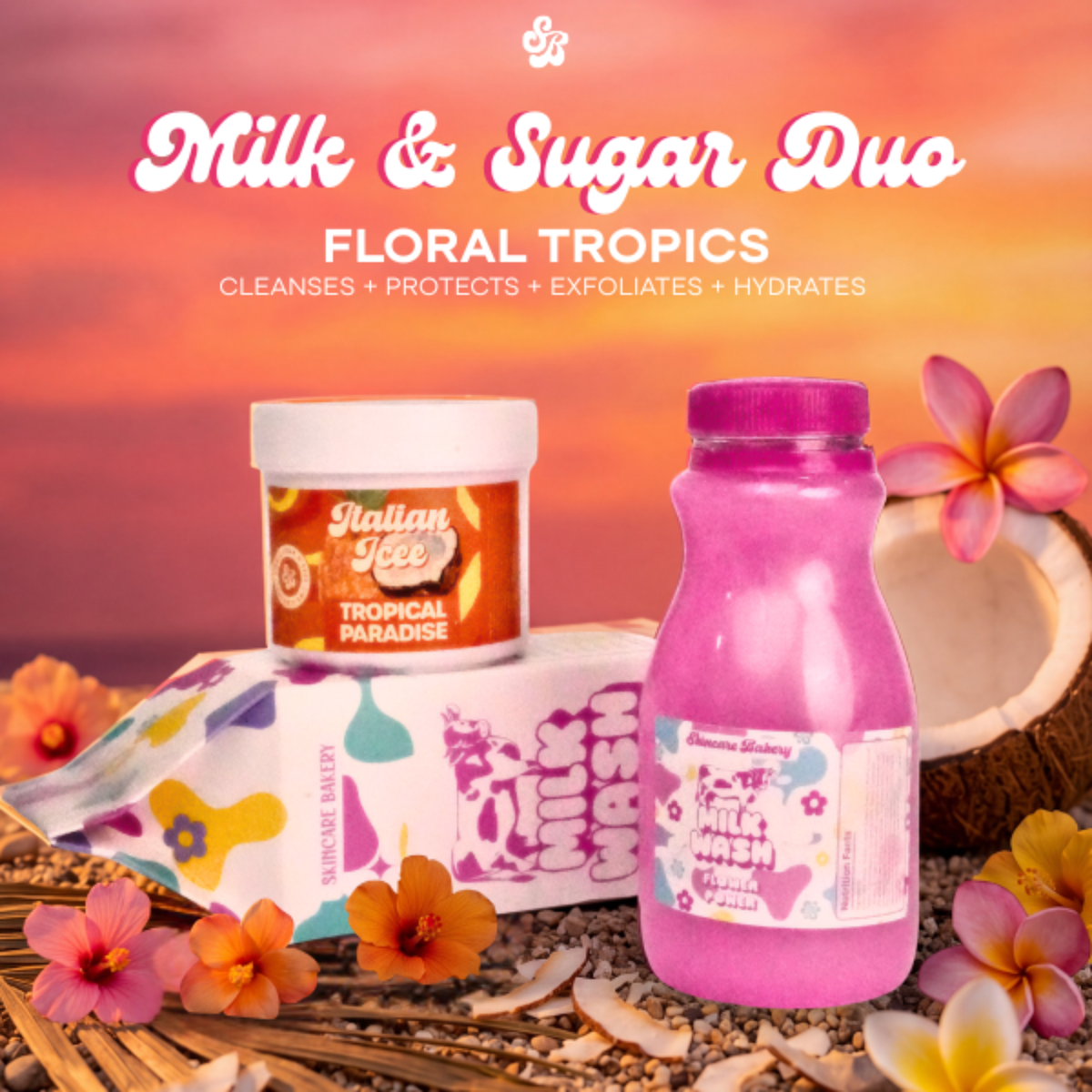 Milk Wash- Flower Power
