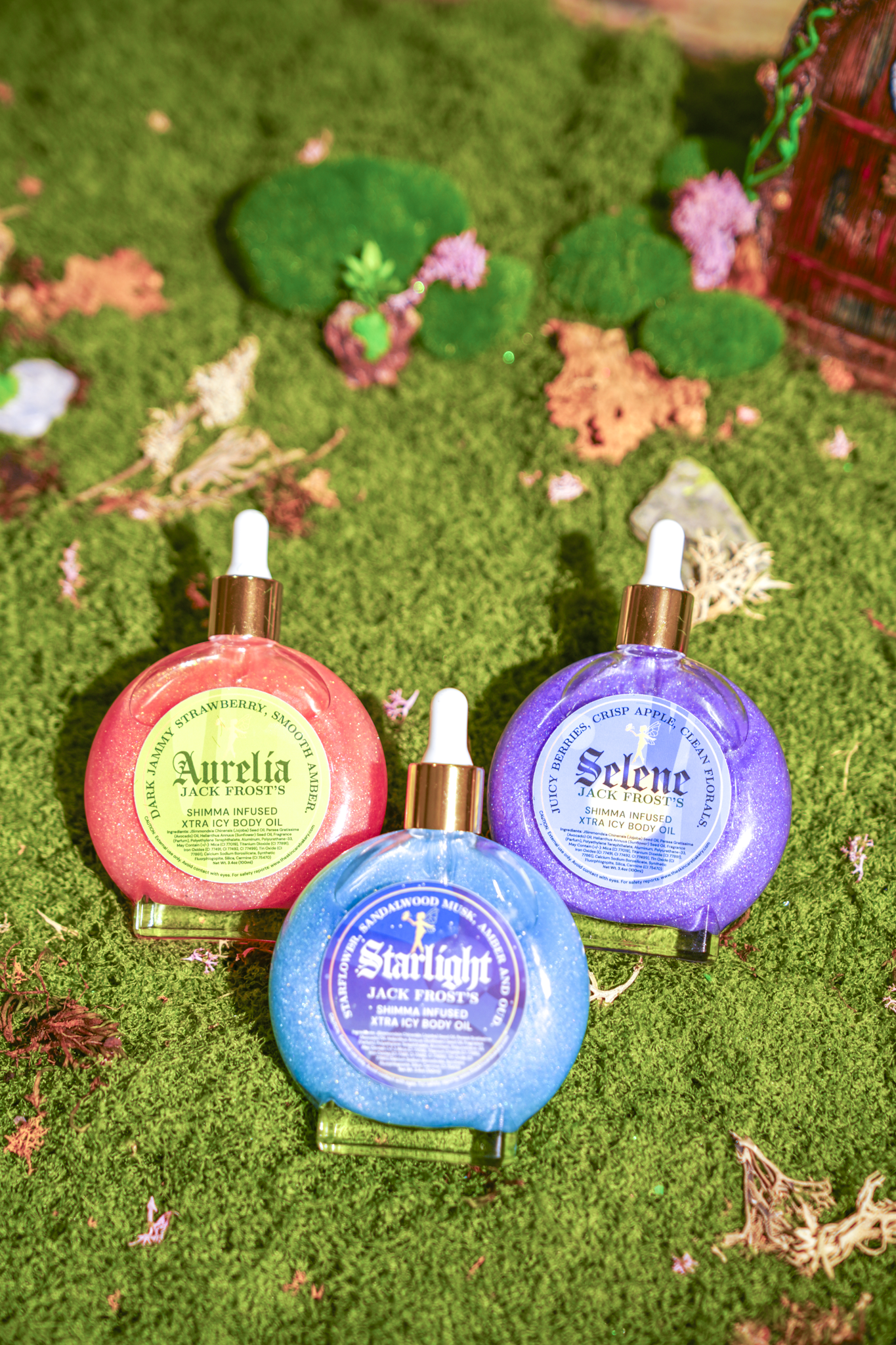 The Skincare Bakery X Fairytale Jack Frost Shimmer Infused Body Oil