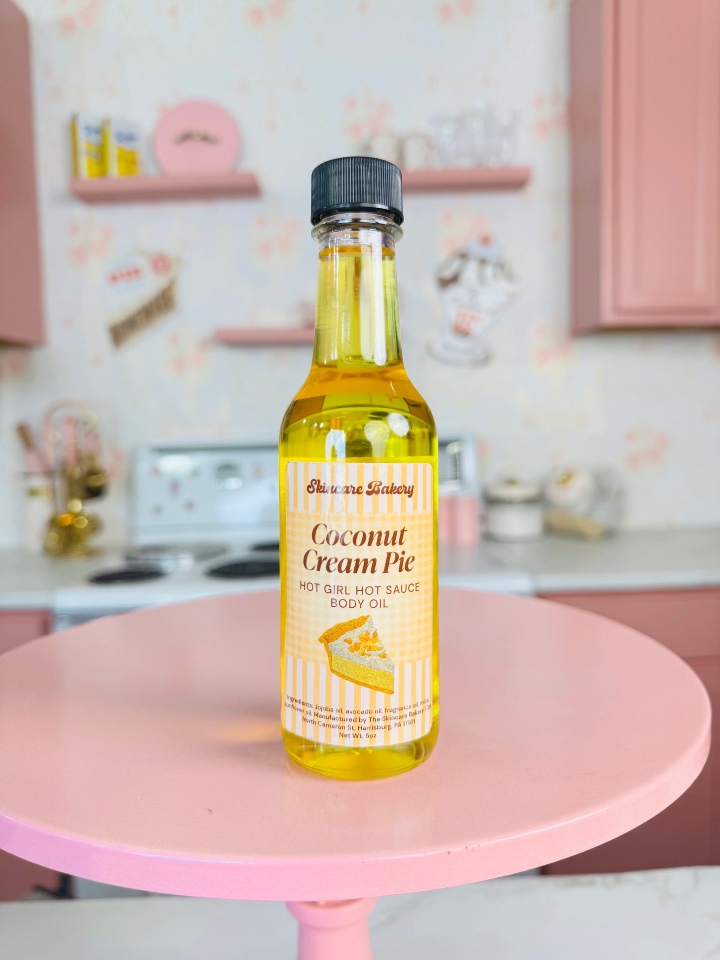 The Skincare Bakery X AVERY  Hot Girl Hot Sauce Body Oil