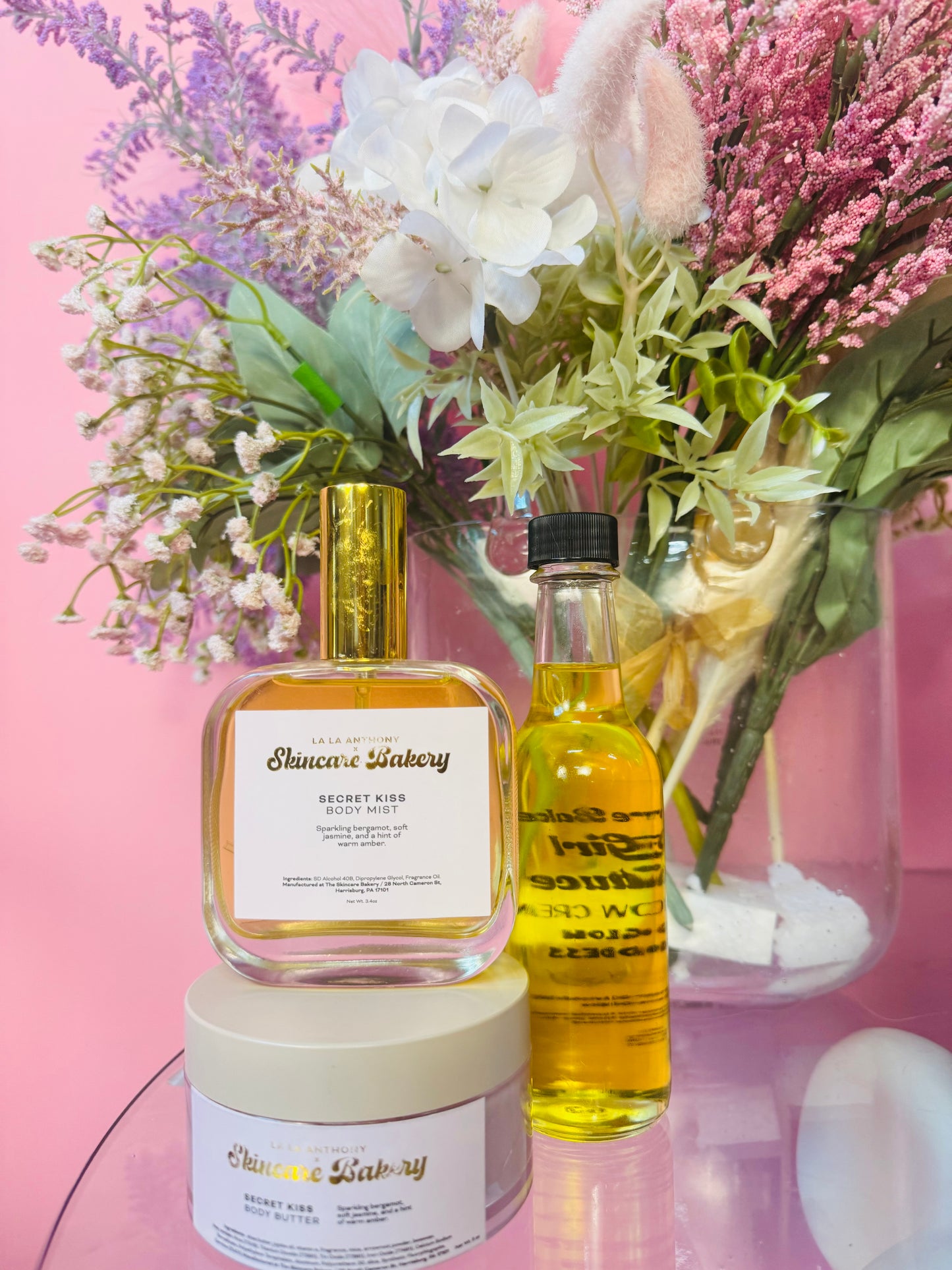 The Skincare Bakery X La La Anthony: Layering Trio Butter+ Oil+ Perfume