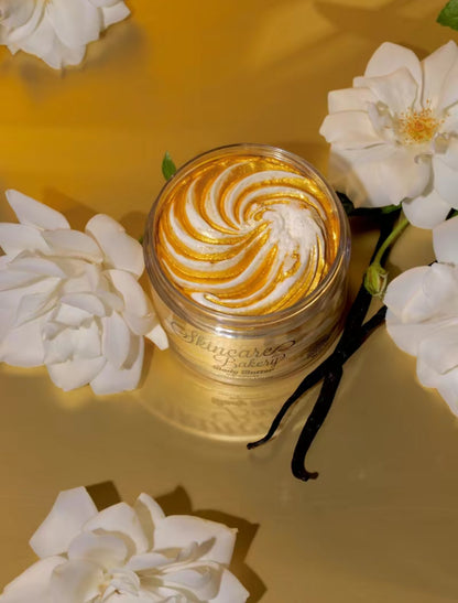 Body Butter Scent: Golden Vanilla Suga (shimma infused)