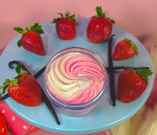 Body Butter Scent: Strawberry Blossom (Fruity/ Floral)