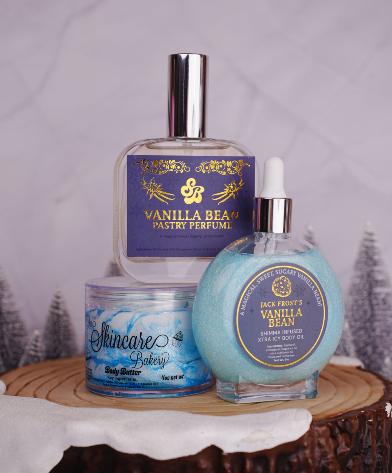 The Skincare Bakery X Holiday Ultimate Layering Trio Butter+ Oil+ Perfume