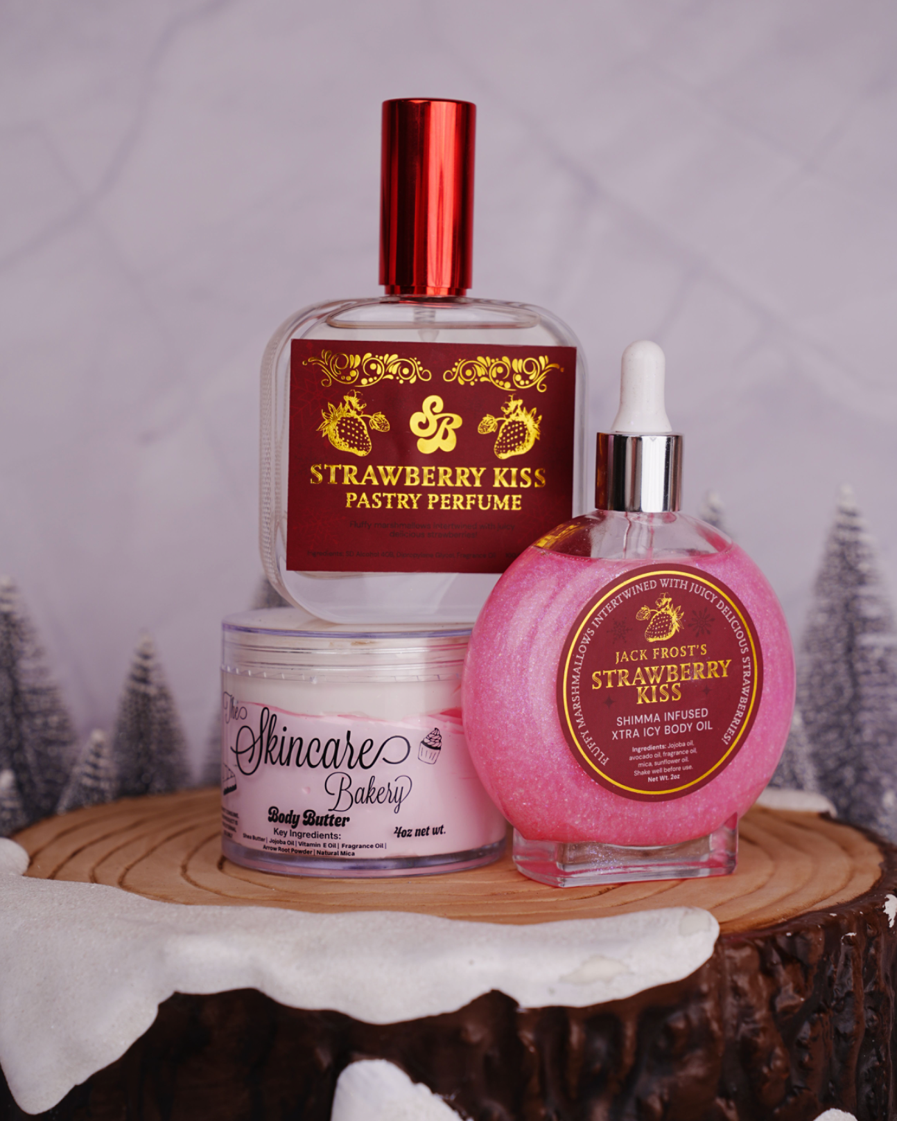 The Skincare Bakery X Holiday Ultimate Layering Trio Butter+ Oil+ Perfume