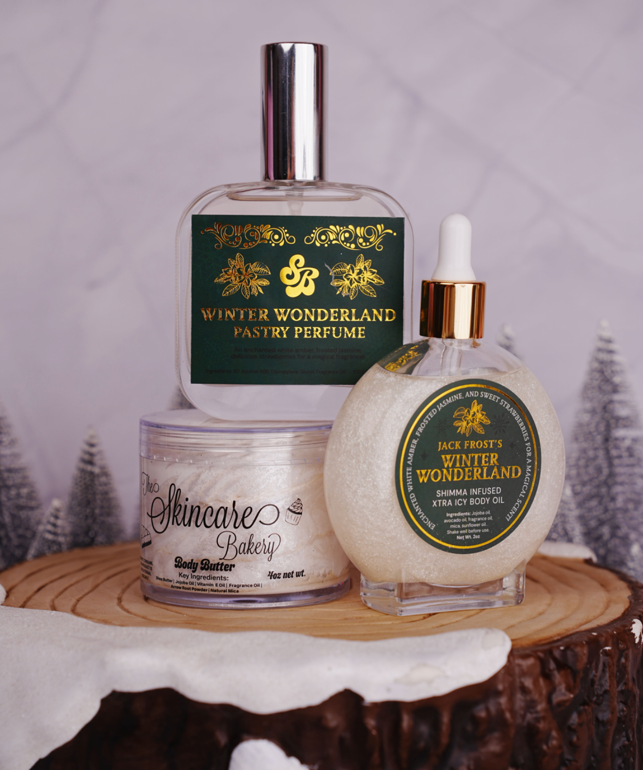 The Skincare Bakery X Holiday Ultimate Layering Trio Butter+ Oil+ Perfume