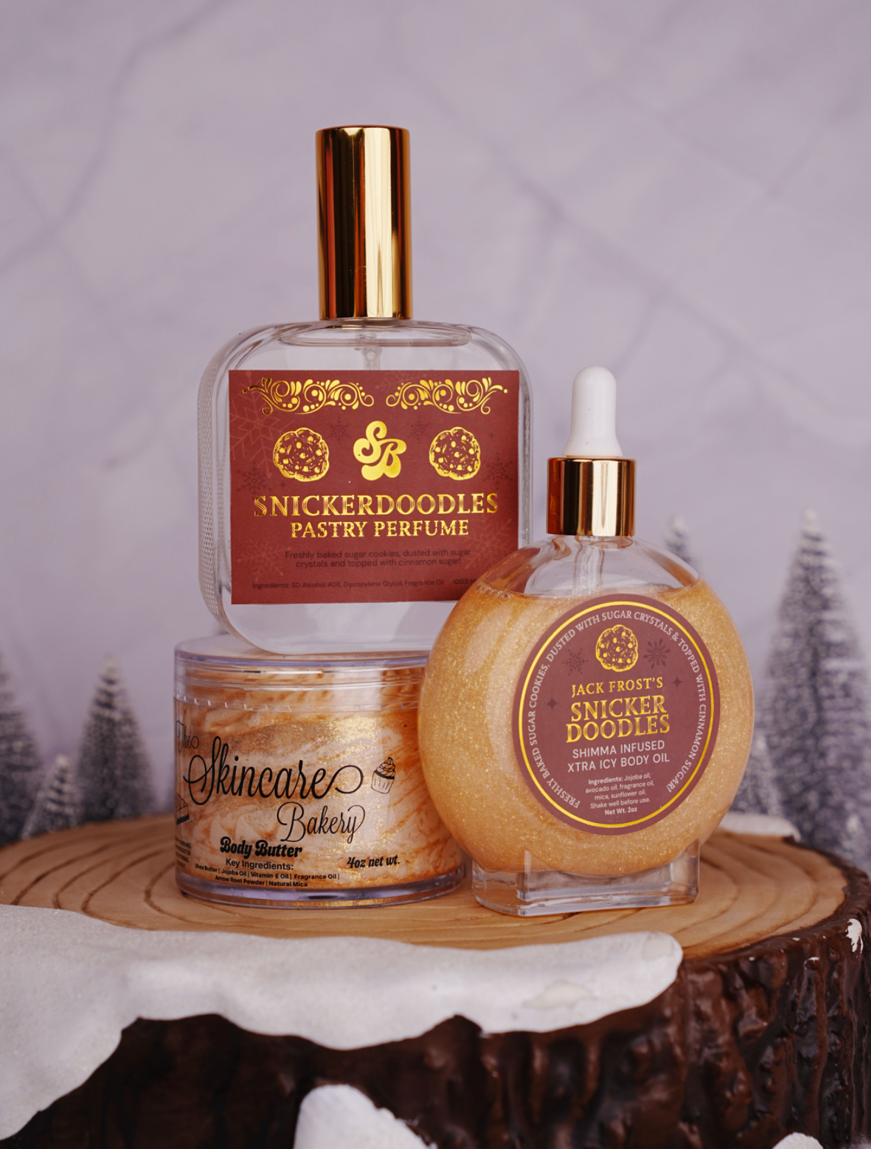 The Skincare Bakery X Holiday Ultimate Layering Trio Butter+ Oil+ Perfume