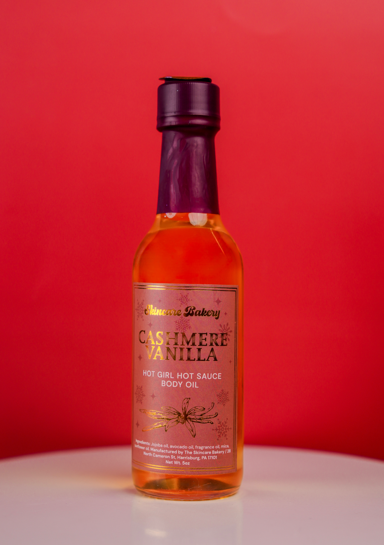 The Skincare Bakery X HOLIDAY Hot Girl Hot Sauce Body Oil