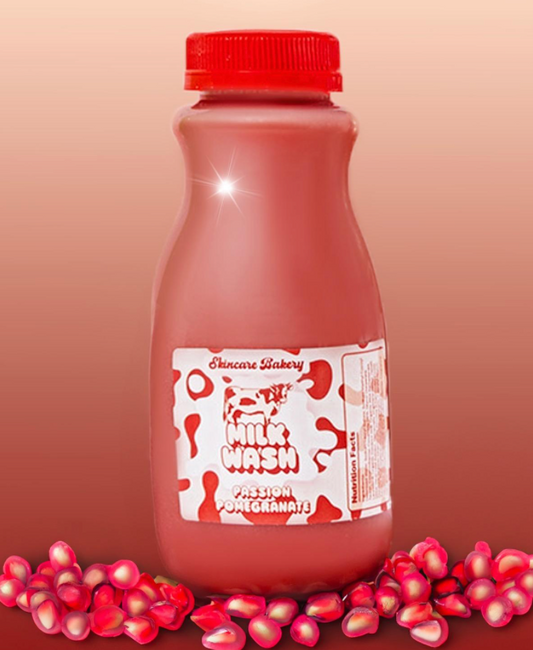 Milk Wash- Pomegranate