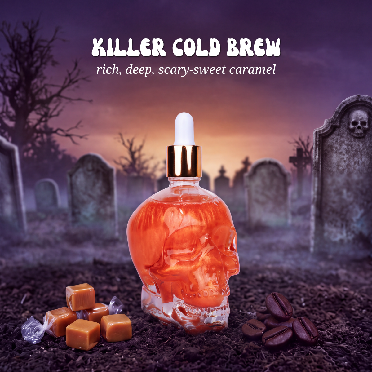 The Skincare Bakery Spooky Skull Body Oils