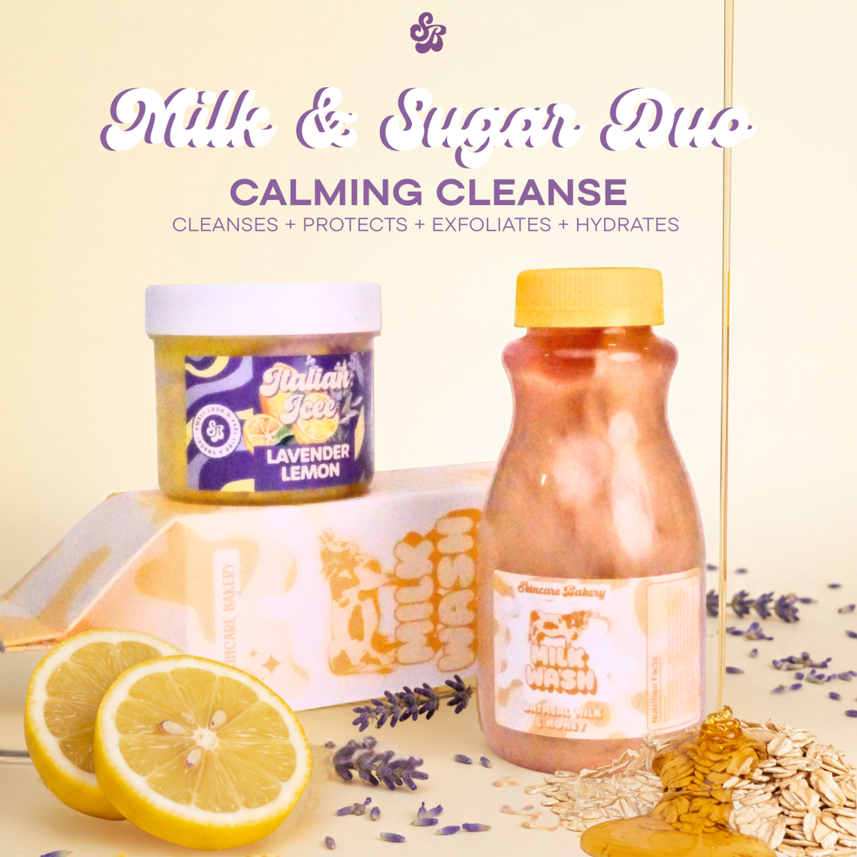 Milk Wash- Milk Honey & Oatmeal