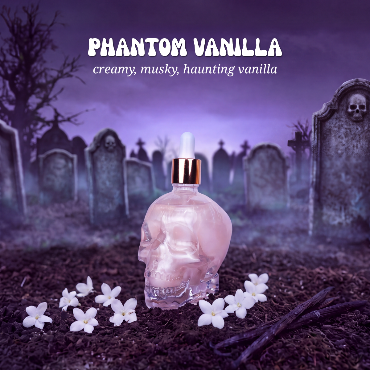 The Skincare Bakery Spooky Skull Body Oils