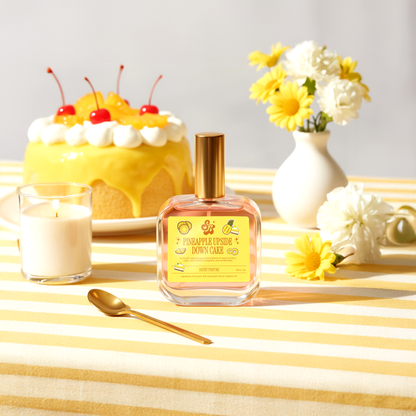Pineapple Upside Down Cake Baker's Duo: Perfume Pastry + Hot Girl Hot Sauce Body Oil