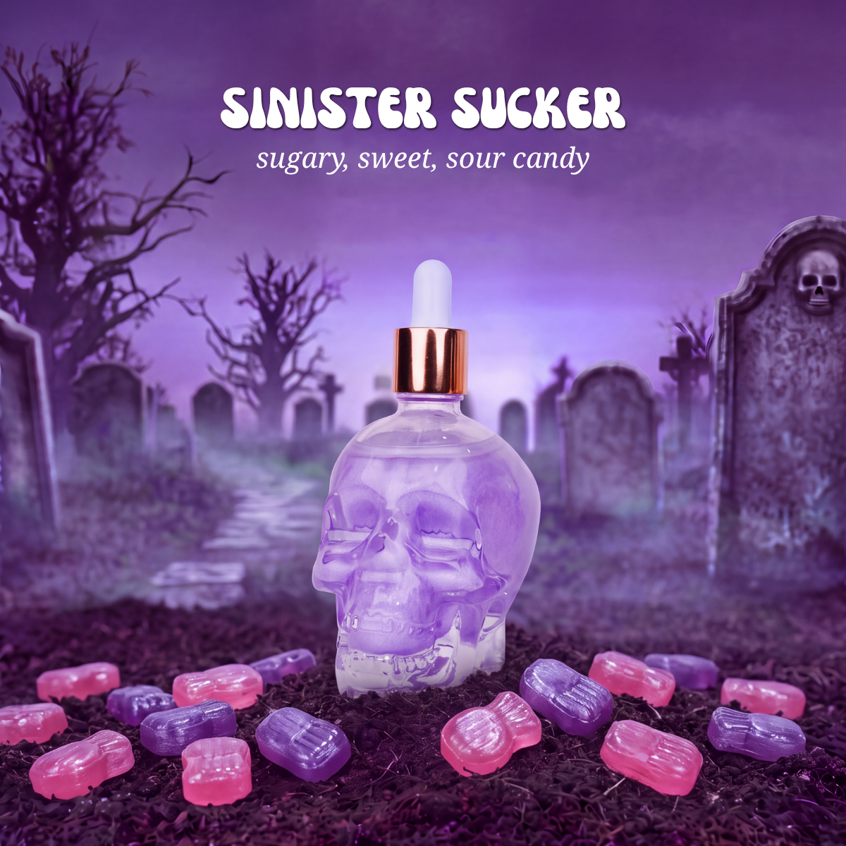The Skincare Bakery Spooky Skull Body Oils